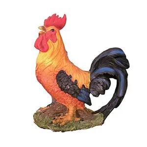 polyresin wholesale figurine Green Pastures Wholesale Polyresin Rooster, 14-Inch
