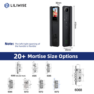 Liliwise Automatic Doorbell Palm Vein <b>Smart</b> Lock Hotel Door Locks Digital <b>Wifi</b> Screen Face Recognition <b>Smart</b> Lock With <b>Camera</b> - Product Image 5