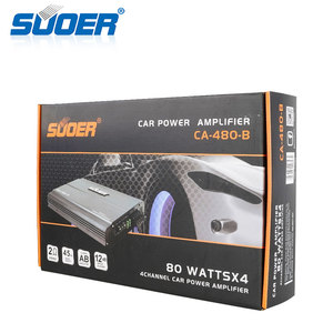 Super CA-480-B 4 canaux amplificateur de voiture 12v classe ab égaliseur de voiture <span class=keywords><strong>basse</strong></span> tube avec amplificateur - Product Image 5