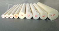 Barre ronde en nylon coulé MC de couleur crème en polyamide PA6