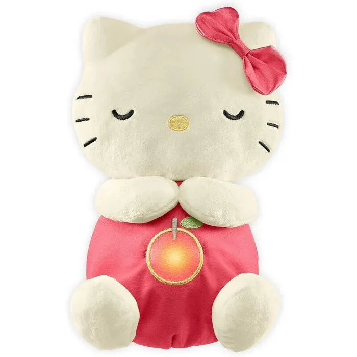 Bebek müzik solunum Kitty Soothe 'n Snuggle Kitty peluş ritmik hareket bebek oyuncak solunum Hello Kitty peluş