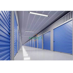 Puerta enrollable de acero galvanizado <span class=keywords><strong>con</strong></span> resistencia al viento y paneles a prueba de herrumbre para unidades de almacenamiento al aire libre - Product Image 2