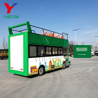 Bus touristique à deux étages personnalisé - Atraktion haut de gamme du parc à thème de Riyad avec une grande capacité de 17 places et un intérieur luxueux