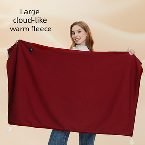 Wholesale Polyester <b>Blanket</b> Autumn Winter Heating <b>Throw</b> Shawl 3 Levels Anti-Bacteria Eco-Friendly Washable for Home Office Use - Product Image 1