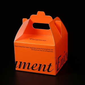 Boîtes à bonbons et gâteaux de <span class=keywords><strong>mariage</strong></span> en papier lune personnalisées Chocolat avec poignées - Product Image 1