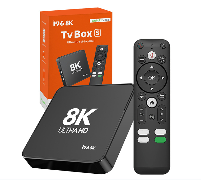 Android 14.0 TV Box 196 8K 2.4G/5GHz WiFi Hisilicon Processor Smart TV Decoder Satellite Receiver 8k Set-Top Box