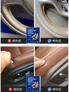 Kit de réparation <span class=keywords><strong>cuir</strong></span> et vinyle pour sièges de voiture, kit de réparation de trous et fissures, outil de restauration du <span class=keywords><strong>cuir</strong></span> - Product Image 3