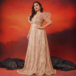 ชุดเดรสออกงานกลางคืนสไตล์วินเทจสำห<span class=keywords><strong>รับ</strong></span>ผู้<span class=keywords><strong>ห</strong></span>ญิงอเมริกันเชื้อสายยุโรปไซส์พลัส ทรงสวย<span class=keywords><strong>ห</strong></span>รู ตกแต่งผ้าแบบแพทช์เวิร์ค คอวี แต่งระบาย แขนยาว ป้องกันไฟฟ้าสถิต พร้อมซิป - Product Image 4