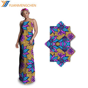 Tissu en jersey traditionnel nigérian 100 % coton tissé, écologique, de poids moyen, <span class=keywords><strong>pagne</strong></span> <span class=keywords><strong>africain</strong></span>, batik, tissu wax Ankara pour <span class=keywords><strong>robes</strong></span> de filles - Product Image 1