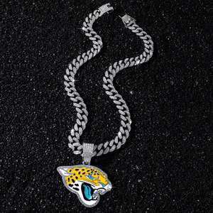 2026 New Personality Hiphop <b>Style</b> Alloy Leopard <b>Head</b> Pendant Necklace Unique Design Men's Necklaces Fashion Jewelry Wholesale - Product Image 2