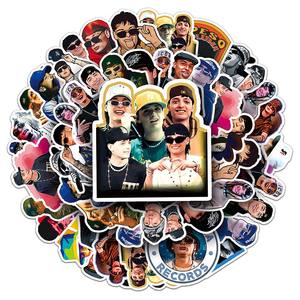 สติกเกอร์ลายกราฟฟิตี้นักร้องชาวเม็กซิกัน <span class=keywords><strong>50</strong></span> ชิ้น ขายส่งจากโรงงาน สำหรับตกแต่งสเก็ตบอร์ด กระเป๋าเดินทาง และโทรศัพท์มือถือ - Product Image 1