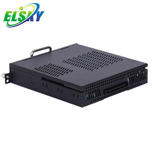 ELSKY barato 82USD operaciones H81 mini PC i5-4430 CPU DDR3 8GB RAM 256GB SSD MSATA wifi Módulo 2 * LAN 12V 5A con 6USB HD-MI VGA 4K - Product Image 4