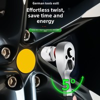 Jeu de tournevis à cliquet professionnel en acier S2 58 en 1, magnétique, multi-embouts, kit d'outils pour réparation automobile, bricolage et entretien domestique