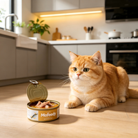 Nourriture humide pour chats adultes en gros, friandises riches en protéines, 75g, en conserve
