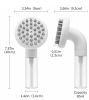 Brosse de bain pour animaux de compagnie moderne Portable chien laveuse et shampooing vaporisateur canard écologique ABS mousse automatique pour animaux de compagnie
