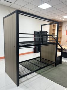 Capsule de mode en acier durable lit superposé lit à deux étages avec rideau pour hôtel auberge de jeunesse lit à capsule boîte de sommeil - Product Image 6