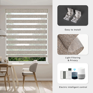 <span class=keywords><strong>Persianas</strong></span> Zebra al por Mayor, <span class=keywords><strong>Persianas</strong></span> Enrollables Dobles Eléctricas con Resorte, <span class=keywords><strong>Persianas</strong></span> Zebra Inalámbricas para Sala <span class=keywords><strong>de</strong></span> Estar - Product Image 4