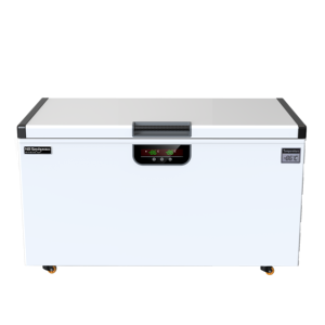 Коммерческий однотемпературный холодильник-морозильник из нержавеющей стали с изогнутой внутренней камерой, 428 л, сверхнизкотемпературный (-40°C -86°C) - Product Image 1