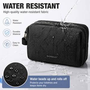 Trousse de Toilette de Voyage Grande Capacité pour Hommes, Trousse de Rasage Résistante à l'Eau, Organisateur de Cosmétiques avec Logo Personnalisé OEM - Product Image 4