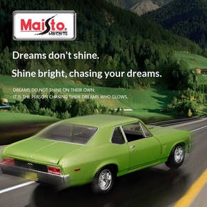 Modellino Auto in Scala 1:24 <span class=keywords><strong>Maisto</strong></span>, Chevrolet Nova SS 1970, Giocattolo in Lega, Simulazione Auto in Metallo, Collezione Die-cast, Regalo - Product Image 4