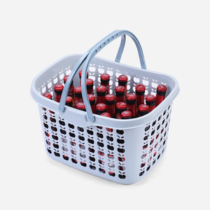 Nhà Máy Bán Buôn Tùy Chỉnh Stackable Mua Sắm Giỏ Cho Siêu Thị Buck Giỏ Cầm Tay Công Suất Lớn Tiện Ích Giỏ - Product Image 4