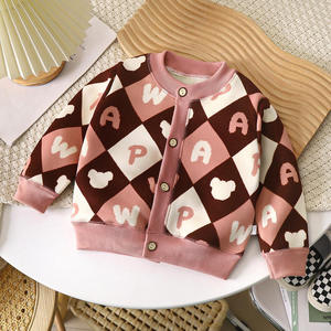 Chaqueta de Punto Grueso Versátil para Niños y Niñas, Cárdigan Cálido para Bebés, Suéter Grueso para Invierno, Agente de Compras 1688 - Product Image 3