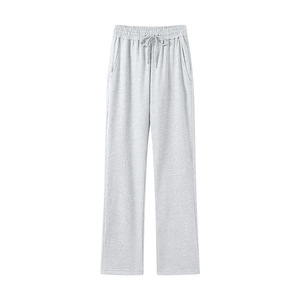 Pantalon de survêtement droit en molleton épais 320G pour homme – Printemps/Automne – Polyvalent et décontracté – Logo personnalisé – Vente en gros - Product Image 4