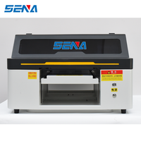 Impresora de inyección de tinta plana UV de escritorio pequeña, cabezal 3D Epson XP600 para tarjeta de identificación, funda de teléfono móvil, pegamento de transferencia, máquina de impresión Digital