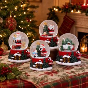 Globo di Neve Multi-tematico 2026, Artigianato in Resina, Decorazioni Festive da Tavolo per Natale e Halloween - Product Image 3