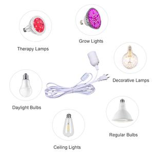 US-Stecker Netzkabel 3,5m Verlängerung für Heimanwendungen Hängelaterne Pendelleuchte E26 Fassung Lampe Kupferleiter PVC 125V 2 - Product Image 2