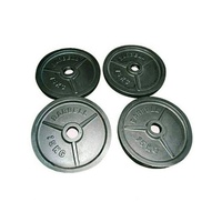 GYMKO Top poids libres personnalisés équipement d'exercice de gymnastique noir gris plaques d'haltères en fonte d'haltérophilie