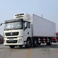 Camion frigorifique SHACMAN X3000 6x4 à 10 roues, neuf, diesel, à transmission manuelle, économe en carburant, avec caisse de congélation à isolation élevée