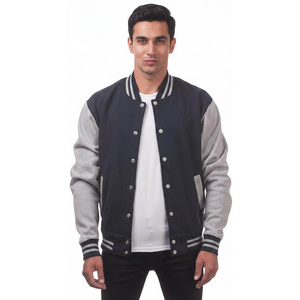 Chaqueta Varsity de Lana Personalizada al por Mayor para Hombre, Estilo Vintage, Talla Grande, OEM, Invierno, Colegio, Universidad, Moda 2025 - Product Image 1