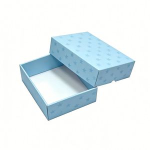 Boîte cosmétique rectangulaire de luxe auto-assemblable avec pelliculage mat et gaufrage, emballage cadeau deux pièces (couvercle et base) - Product Image 5