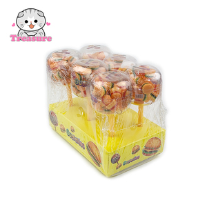 Fabricant chinois de confiseries halal, sucettes gélifiées en forme de hamburger, saveur fruitée, bonbons gélifiés - Product Image 5
