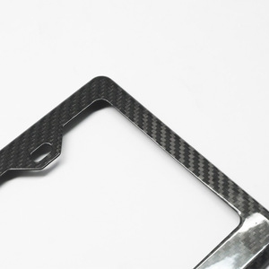 Bất sợi Carbon phong cách thể thao <span class=keywords><strong>LED</strong></span> Flash xe giấy phép khung chúng tôi tiêu chuẩn tấm giấy phép chủ Bìa - Product Image 5