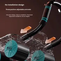 Nouvelle Roue Abdominale Large en Plastique à Quatre Roues avec Rebond Automatique et Frein Intelligent, Outil d'Entraînement Musculaire Abdominal Unisexe