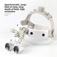 Professional Dental Loupes 2.5X 3.5X Headband Surgical Magnifier Glasses LED Light Oral ENT Orthopedic Medical Examination Loupe