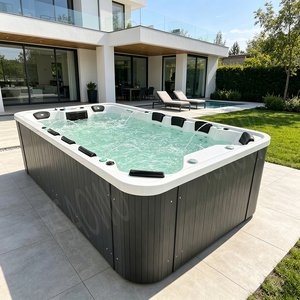 <span class=keywords><strong>Jacuzzi</strong></span> Cabine 10 Personnes, Piscine Spa Extérieure, Bain à remous, Baignoire Spa, Baignoire de récupération thermique en pierre, Cabine de sauna - Product Image 1