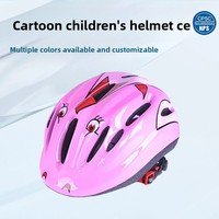 Casque de cyclisme pour enfants Cartoon Summer Dual Sport Patins à roulettes en plastique Chapeau de sécurité anti-chute pour l'équitation d'équilibre pour enfants