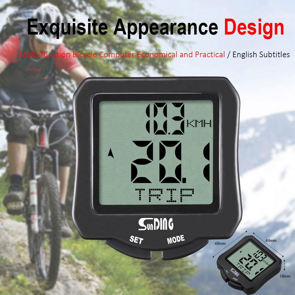 Compteur vélo,ordinateur de vélo sans fil,20 fonctions,compteur de