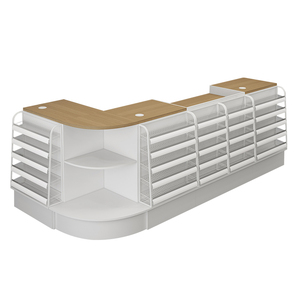 Cassa bianca per farmacia, negozio, negozio. Negozio di giocattoli. - Product Image 1