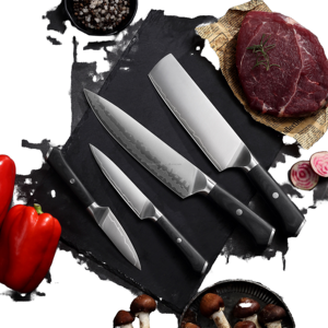 Juego de Cuchillos de Cocina Comerciales 2026 con Logotipo Personalizado, Cuchillo de Chef Alemán de 8 Pulgadas, Cuchillo Profesional de Cobre Damasco y Madera Japonesa - Product Image 2