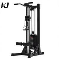 Appareil de musculation multifonctionnel KJ en acier inoxydable, cadre de type portique, entraîneur complet unilatéral, machine à ramer