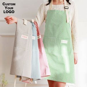 Linen Cotton <b>Kitchen</b> <b>Apron</b> Breathable Lightweight Unisex Cooking Bib Cross-Back Work Smock for Cafe Bakery - Product Image 1