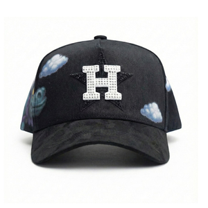 หมวกเบสบอล Dandi Hats Junior h แบบ 5 ชิ้น ผลิตจากหนังกลับ ปักลายแบบดั้งเดิม ปรับแต่งได้ หมวกปักลาย หมวกปักชื่อ หมวกสีดำ - Product Image 3