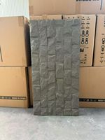 Panneaux muraux en pierre artificielle 3D en polyuréthane imperméable WPC légers pour la décoration intérieure et extérieure