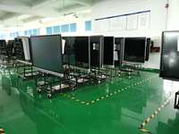 Papan Tulis Interaktif LED Android Windows 65 75 86 98 Inci untuk Kelas, Dilengkapi Pena, Sentuhan Jari, dan IR Touch