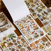 Autocollants en vinyle imperméables personnalisés imprimés en UV avec feuille d'or pour scrapbooking vintage et décoration de vacances
