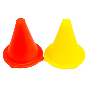 กรวยยางนิ่ม สูง 15 ซม. ฐาน 14 ซม. สีแดงเหลือง อุปกรณ์ฝึกปฏิกิริยา - Product Image 2